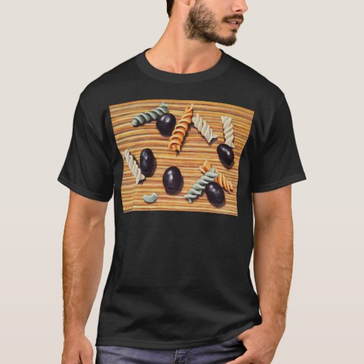 パスタサラダ無秩序 Tシャツ (正面)