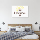 パスタスパゲッティ キャンバスプリント (インサイチュ (寝室))
