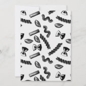 パスタダイバーシティグレイ食べ物イタリア恋人グルメ サンキューカード (正面)