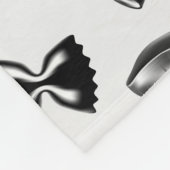 パスタダイバーシティグレイ食べ物イタリア恋人グルメ フリースブランケット (角)