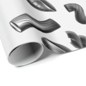 パスタダイバーシティグレーフードイタリアラバーグルメ ラッピングペーパー (ロールコーナー)