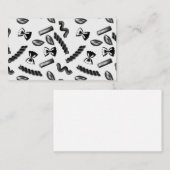 パスタダイバーシティグレーフードイタリアラバーグルメ 名刺 (正面/裏面)