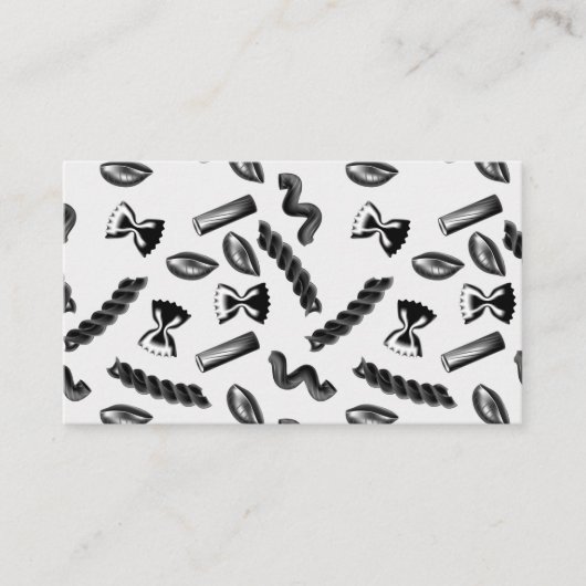 パスタダイバーシティグレーフードイタリアラバーグルメ 名刺 (正面)