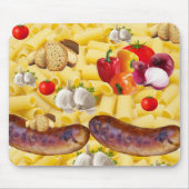 パスタトマトブレッドマウスパッド！マウスパッド マウスパッド (正面)