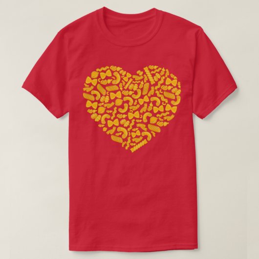 パスタハート Tシャツ (デザイン正面)