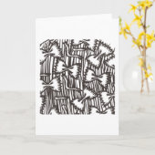 パスタパターンパスタラバーパスタパターン カード (黄色い花)