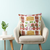 パスタパターン装飾用クッション クッション (椅子)