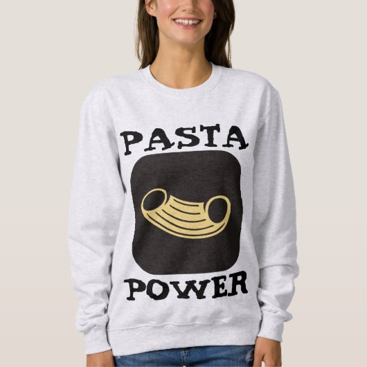 パスタパワーTシャツ スウェットシャツ (正面)