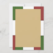 パスタパーティー 招待状 (裏面)