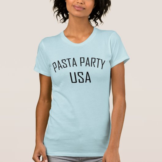 パスタパーティーUSA T-Shirtタンブル Tシャツ (正面)