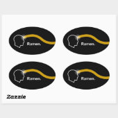 パスタファリアニズム – ラーメンシール 楕円形シール (シート)