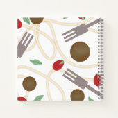 パスタフードシェフ調理師レシピ手帳 ノートブック (裏面)