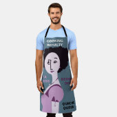 パスタプリンセスデザートディバキチェクイーン エプロン (着用した状態)