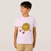 パスタポロ 寝転がって 疲れて 消耗しきった Tシャツ (正面フル)