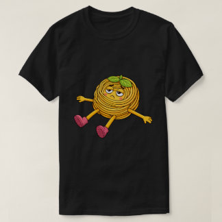 パスタポロ 寝転がって 疲れて 消耗しきった Tシャツ