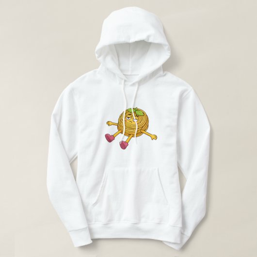 パスタポロ 寝転がって 疲れ果てた Tシャツ (デザイン正面)