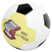 パスタメーカー漫画イラストレーション サッカーボール (3/4)