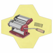 パスタメーカー漫画イラストレーション サッカーボール (フラット)