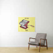 パスタメーカー漫画イラストレーション タペストリー (インサイチュ(横))