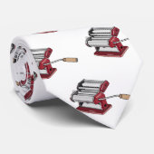 パスタメーカー漫画イラストレーション ネクタイ (ロール)