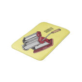 パスタメーカー漫画イラストレーション バスマット (アングル)