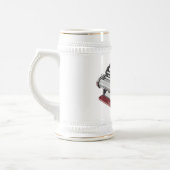 パスタメーカー漫画イラストレーション ビールジョッキ (左)