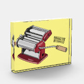 パスタメーカー漫画イラストレーション フォトブロック (左)