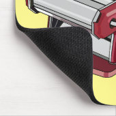 パスタメーカー漫画イラストレーション マウスパッド (コーナー)