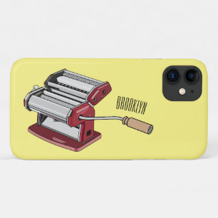 パスタメーカー漫画イラストレーション iPhone 11 ケース