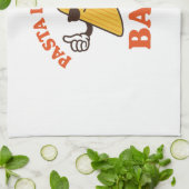 パスタラビスタキッチンおもしろいタオル | プンイタリアンン キッチンタオル (折り畳み)