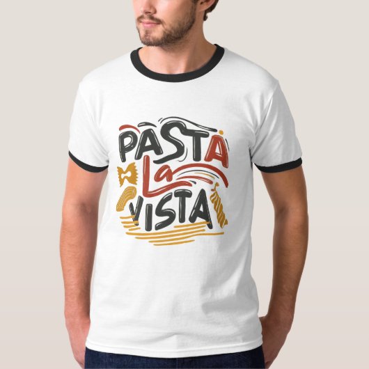 「パスタラビスタ」 Tシャツ (正面)