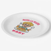 パスタラフェスタベビー ペーパープレート (アングル)