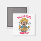 パスタラフェスタベビー マグネット (正面/裏面)