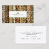 パスタレモダンストラン 名刺 (正面/裏面)