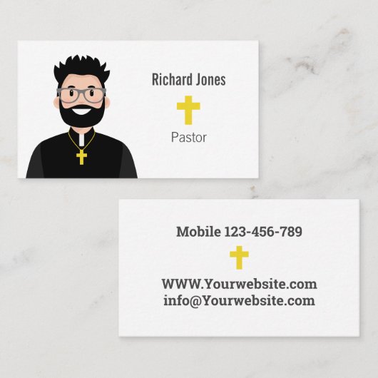 パスター名刺 名刺 (正面/裏面)