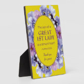 パスター賞の第1ST LADY |フローラありがとう フォトプラーク (側面)