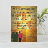 パスター鑑賞お祝い 招待状 (スタンド正面)