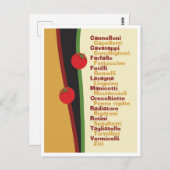 パスタ名(グラフィックはがきつき) ポストカード (正面/裏面)