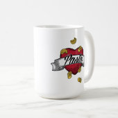 パスタ大好き コーヒーマグカップ (正面右)