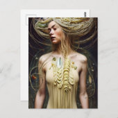 パスタ女神はがき ポストカード (正面/裏面)