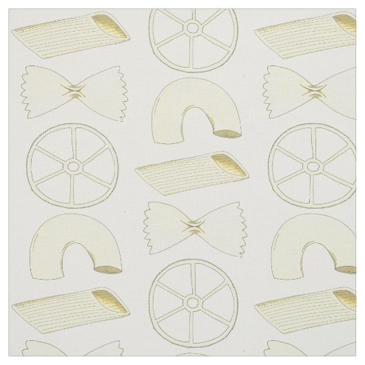 パスタ形状イタリアン食品料理グルメ布 ファブリック (見本)