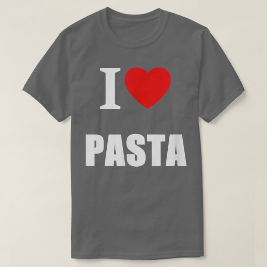 パスタ愛好家の料理イタリアン料理Res Tシャツ (デザイン正面)