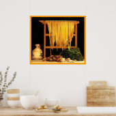 パスタ料理 ポスター (キッチン)