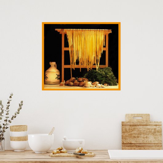 パスタ料理 ポスター (キッチン)