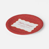 パスタ柄が可愛らしいイタリアン ブライズシャワー ペーパープレート (アングル)