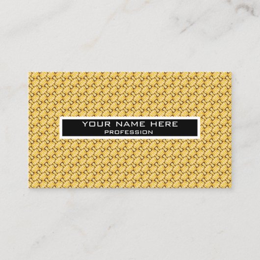 パスタ模様 名刺 (正面)