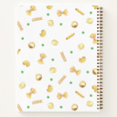 パスタ水玉模様レシピ本 ノートブック (裏面)