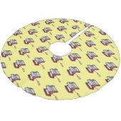 パスタ製造機の漫画イラスト ブラッシュドポリエステルツリースカート (アングル)