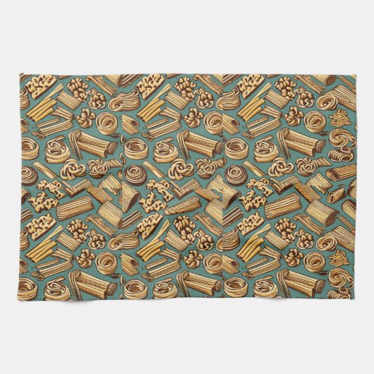 パスタ魔法 キッチンタオル (横)