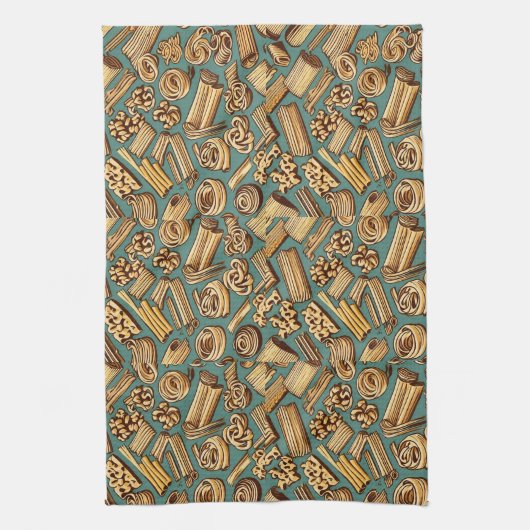 パスタ魔法 キッチンタオル (縦)